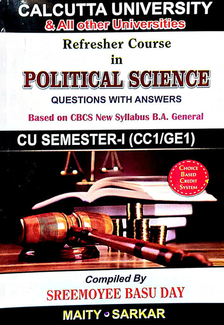 Refresher Course in Political Science Questions with Answers - CU Semester - 1 - Retail Maharaj