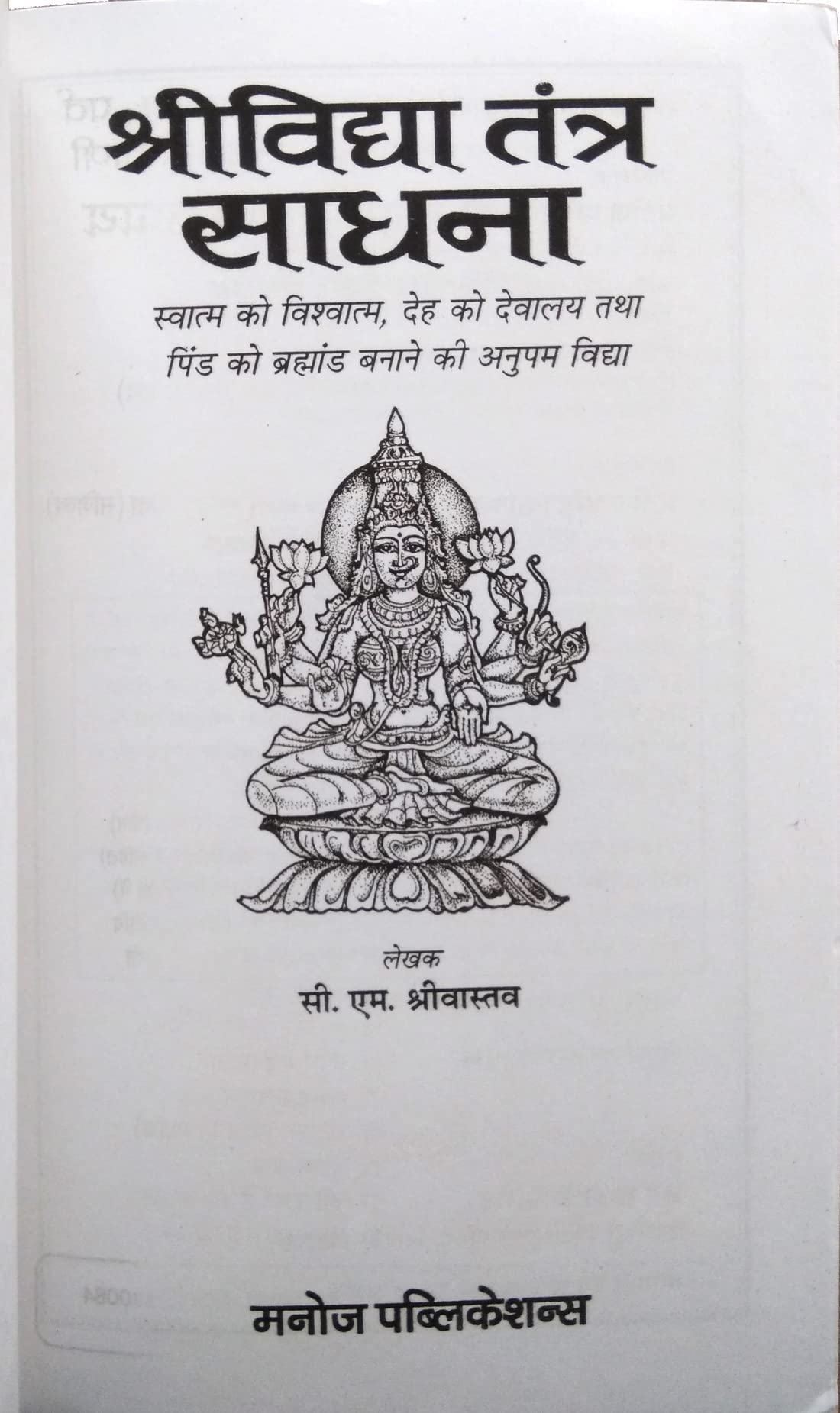 Shri Vidhya Tantra Sadhna - Sabhi Manoratho ki Poorn karne ki Achook Vidhi [Hindi] - Retail Maharaj
