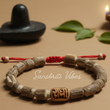 Traditional Shyama Tulsi Bracelet - Adjustable Thread Bracelet for Shri Radha Devotees