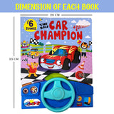 My First Car Racing Sound Book | Interactive Musical Board Book for Toddlers | Vehicle Sounds and Early Learning Fun - Retail Maharaj