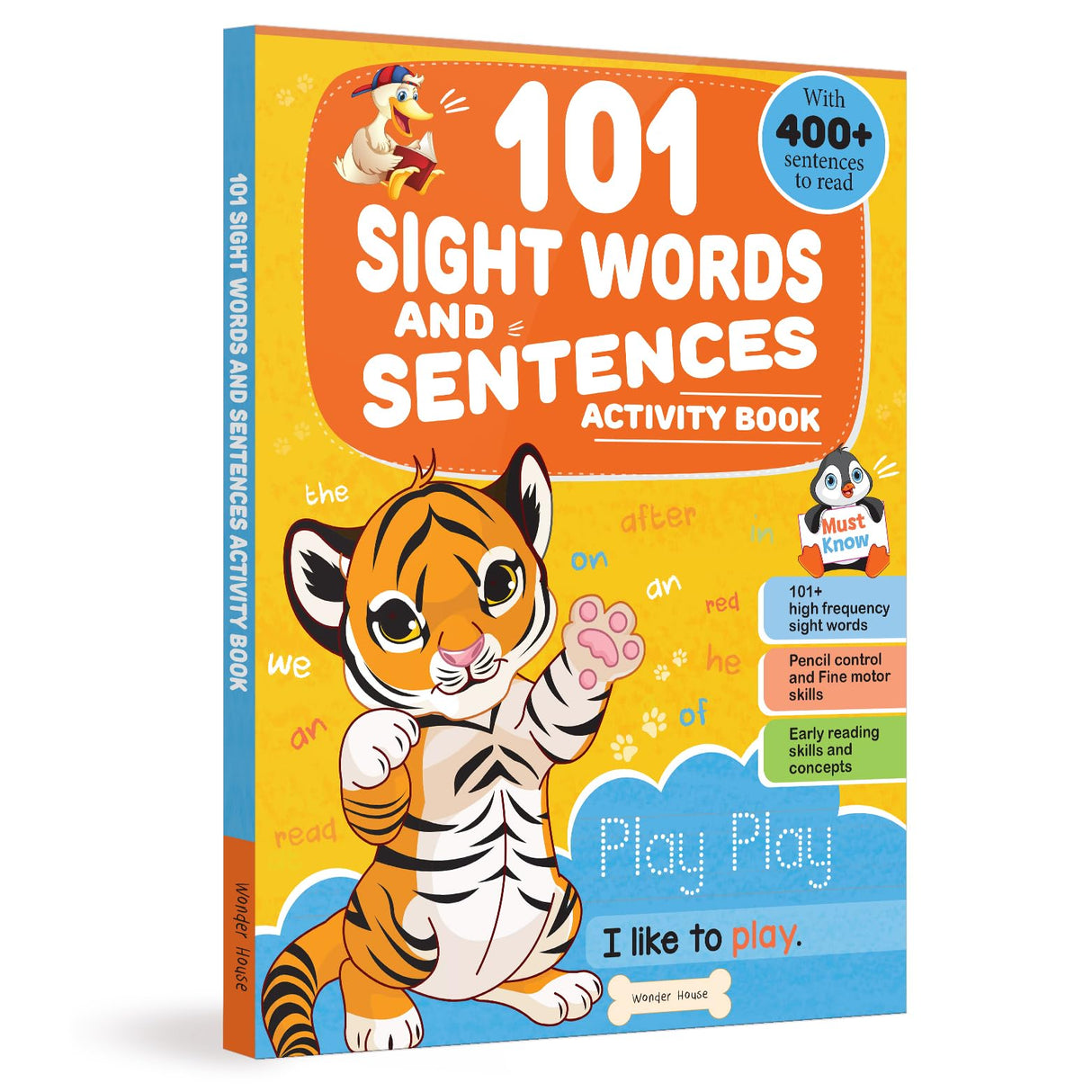 101 Sight Words and Sentences: Activity Book for Children | 400+ Sentences to Read and Practice | Ages 4–7 | Build Early Reading Fluency with Fun Exercises - Retail Maharaj