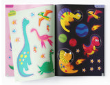 Dinosaur World Reusable Sticker Book For Children - Retail Maharaj