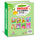 Hello Friend Books Little Artist Dinosaur Colouring Book: Jumbo Copy Colouring - Practice Drawing, Painting and Colouring with Reference for Kids - Retail Maharaj