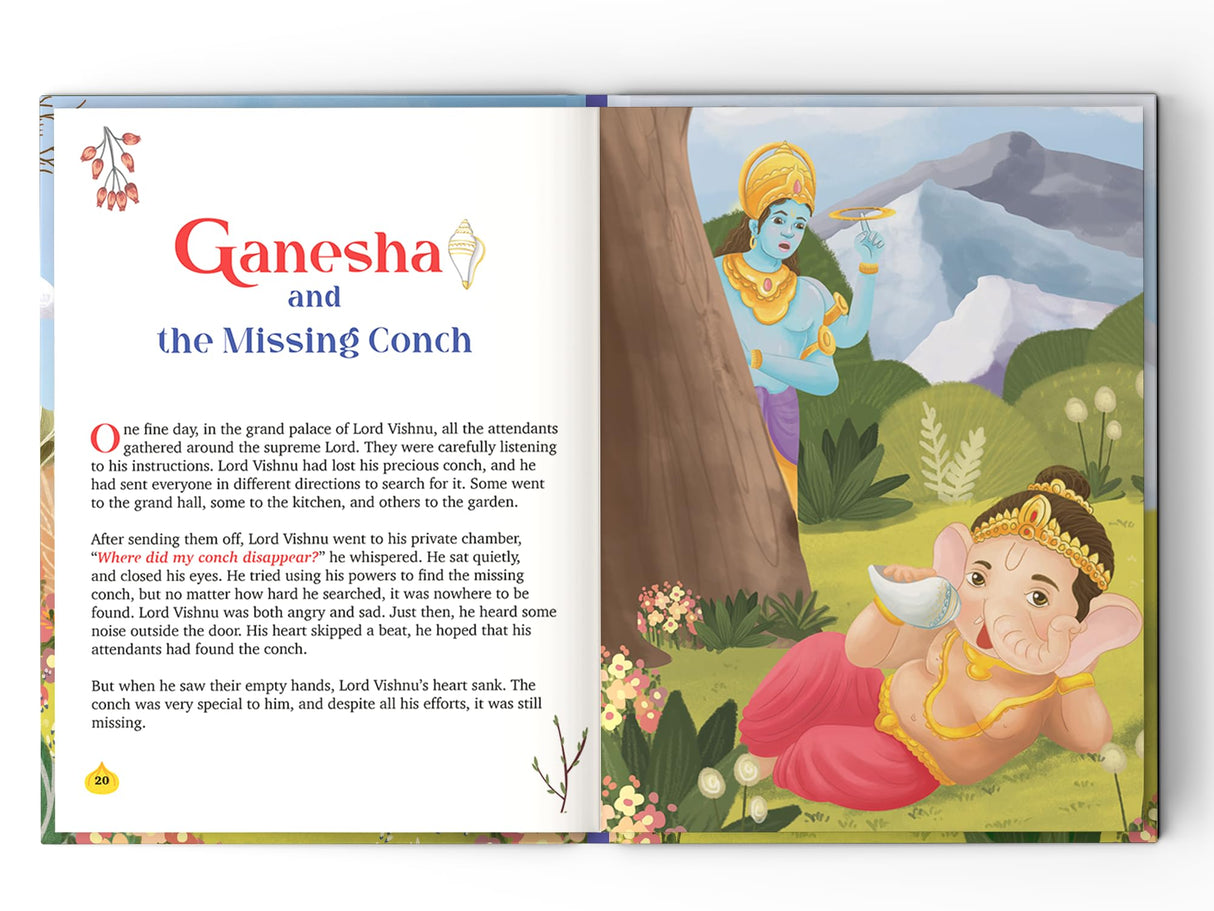 Ganesha Stories: 10 Illustrated Stories of Lord Ganesha for Children I Hindu Mythology | Indian Gods and Goddesses | Bedtime Storybook | Indian ... I Ages 5+ I [SELECT Early Learning Series] - Retail Maharaj