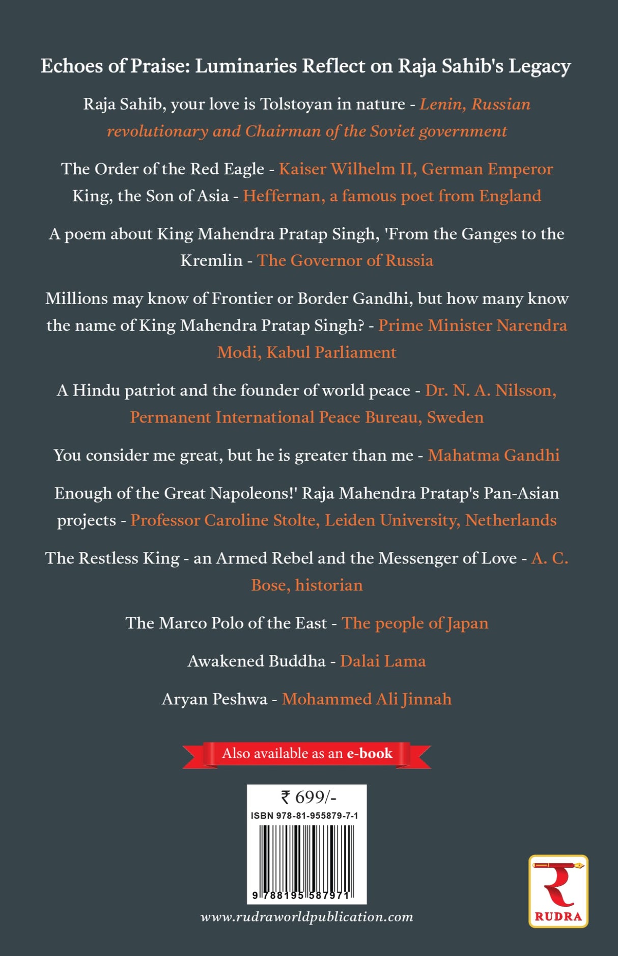 The Last King: Raja Mahendra Pratap's Journey to Freedom by Dr. Vivek Singh - Retail Maharaj