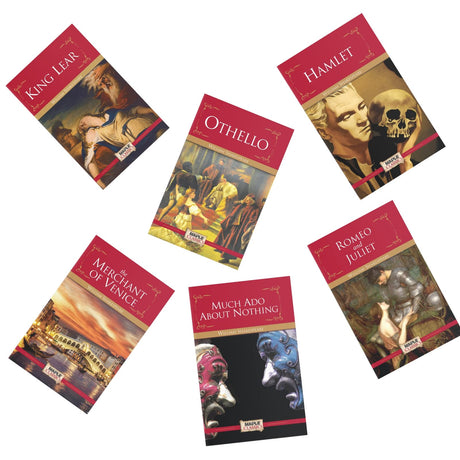 William Shakespeare (Set of 14 Books) - Hamlet, The Tempest, Othello, The Merchant of Venice, The Comedy of Errors, Richard III, Much Ado About ... Like It, King Lear, A Midsummer Night's Dream [Paperback] William Shakespeare - Retail Maharaj