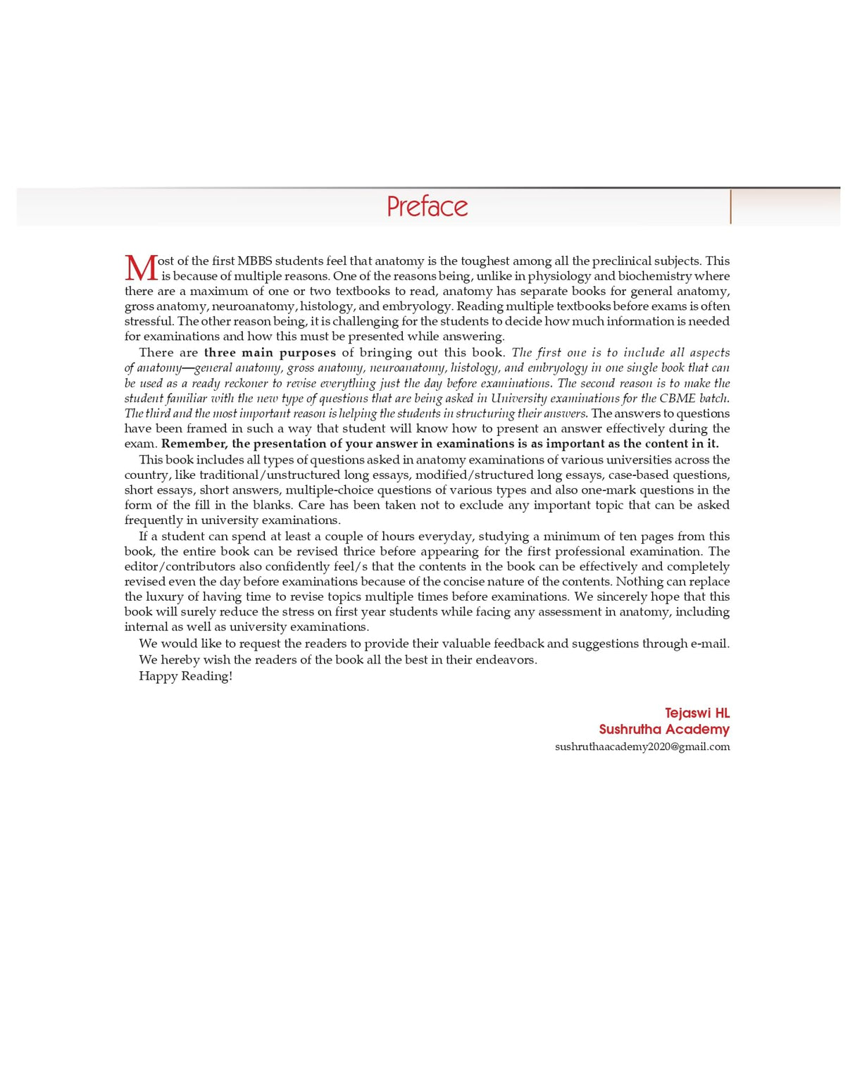 COMPETENCY BASED QUESTIONS AND ANSWERS IN ANATOMY FOR FIRST MBBS PROFESSIONAL EXAMINATION (PB 2022)