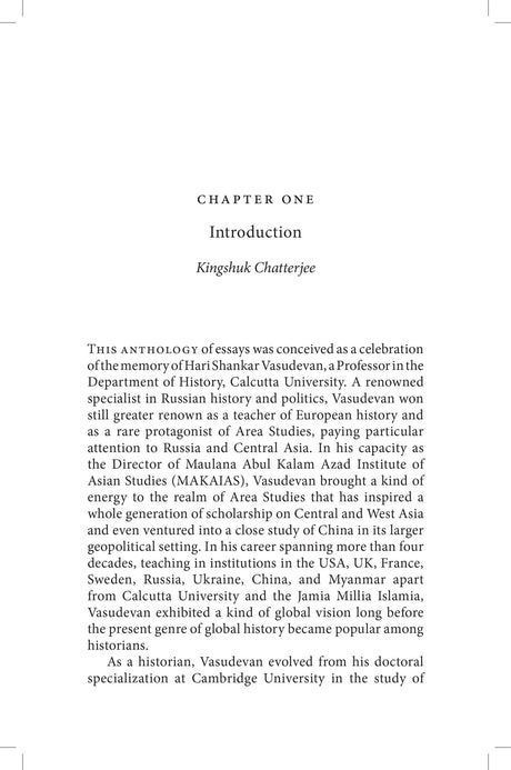 Eurasia, India and the Spaces in Between: Essays in Memory of Hari Shankar Vasudevan - Retail Maharaj