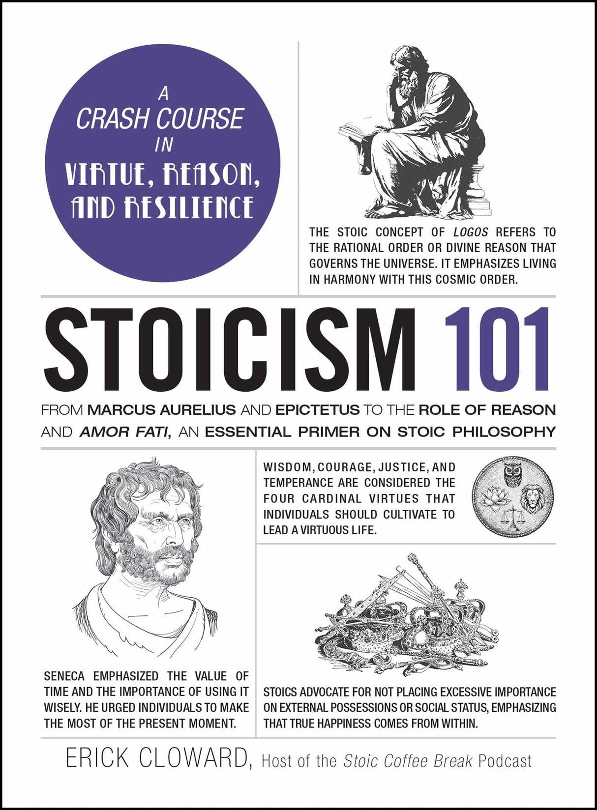 Stoicism 101: From Marcus Aurelius and Epictetus to Law of Reason and Amor Fati, an Essential Primer on Stoic Philosophy - Retail Maharaj