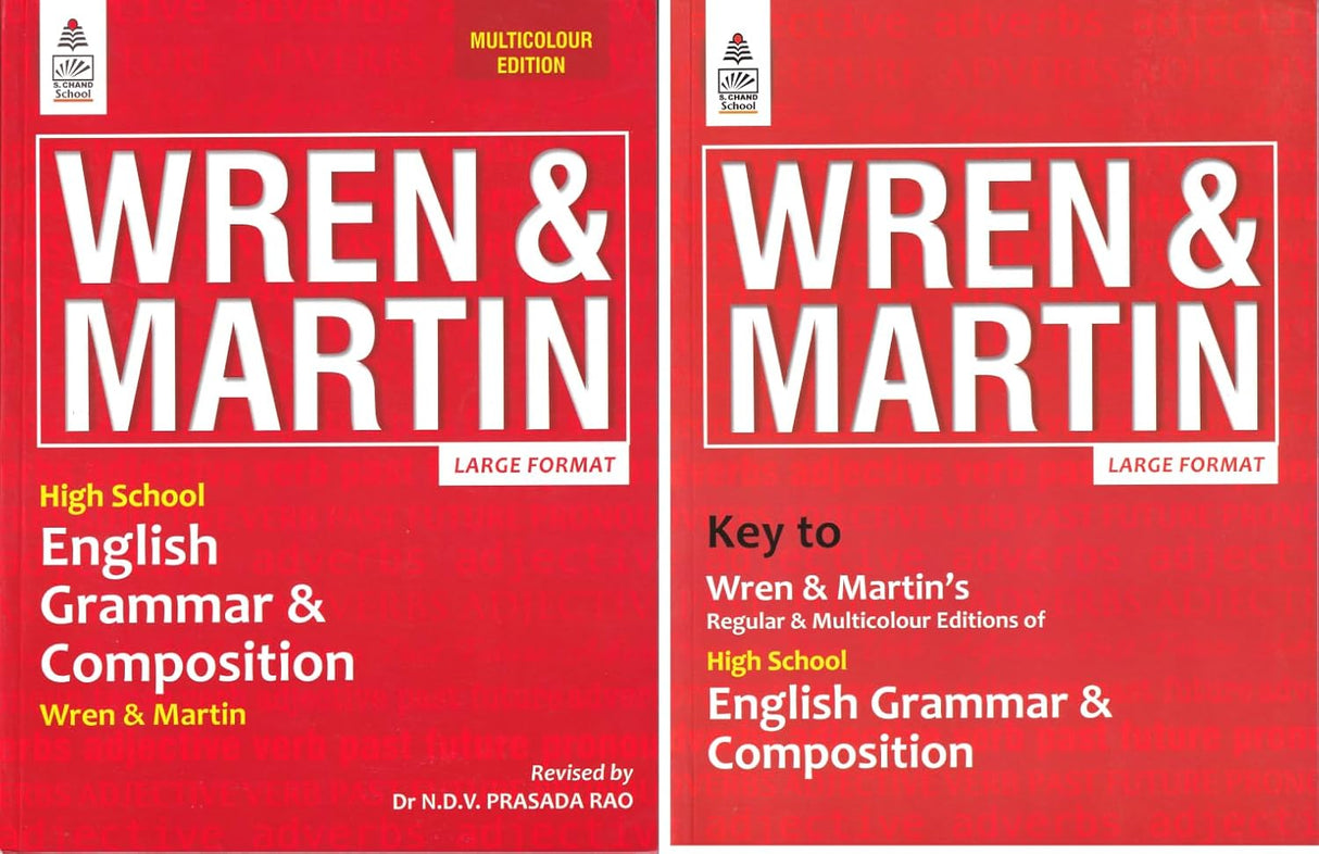 Combo Pack: High School and Key to English Grammar and Composition (2024-25 Examination) - Retail Maharaj