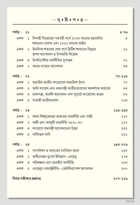 NSOU Prashnauttore EHI-VI History Honours Paper- VI - Retail Maharaj