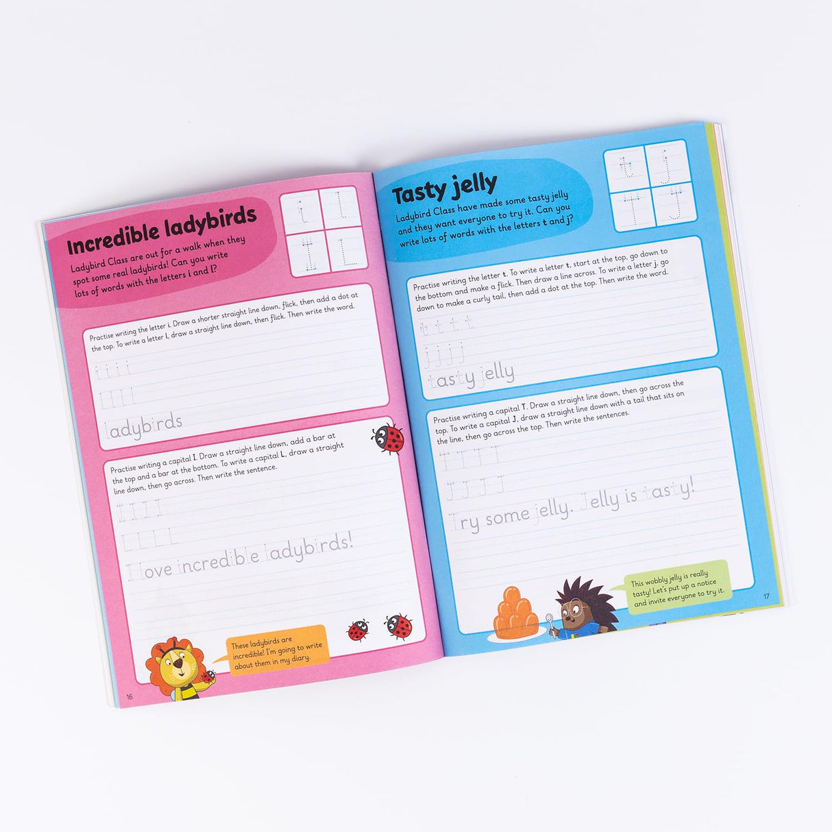 Key English Skills: A Learn With Ladybird 4 in 1 Activity Book – Handwriting Practice, First Spelling, First Punctuation & First Grammer - Practice Skills for School (5-7 Years)