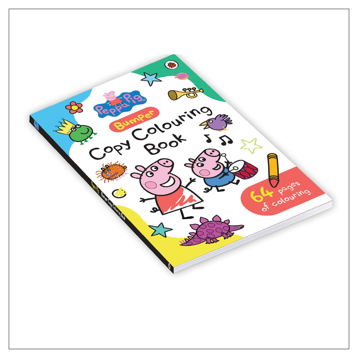 Peppa Pig: Bumper Copy Colouring Book | 64 Pages of Copy Colouring Fun | Activity Book for Toddlers | Ages 3+