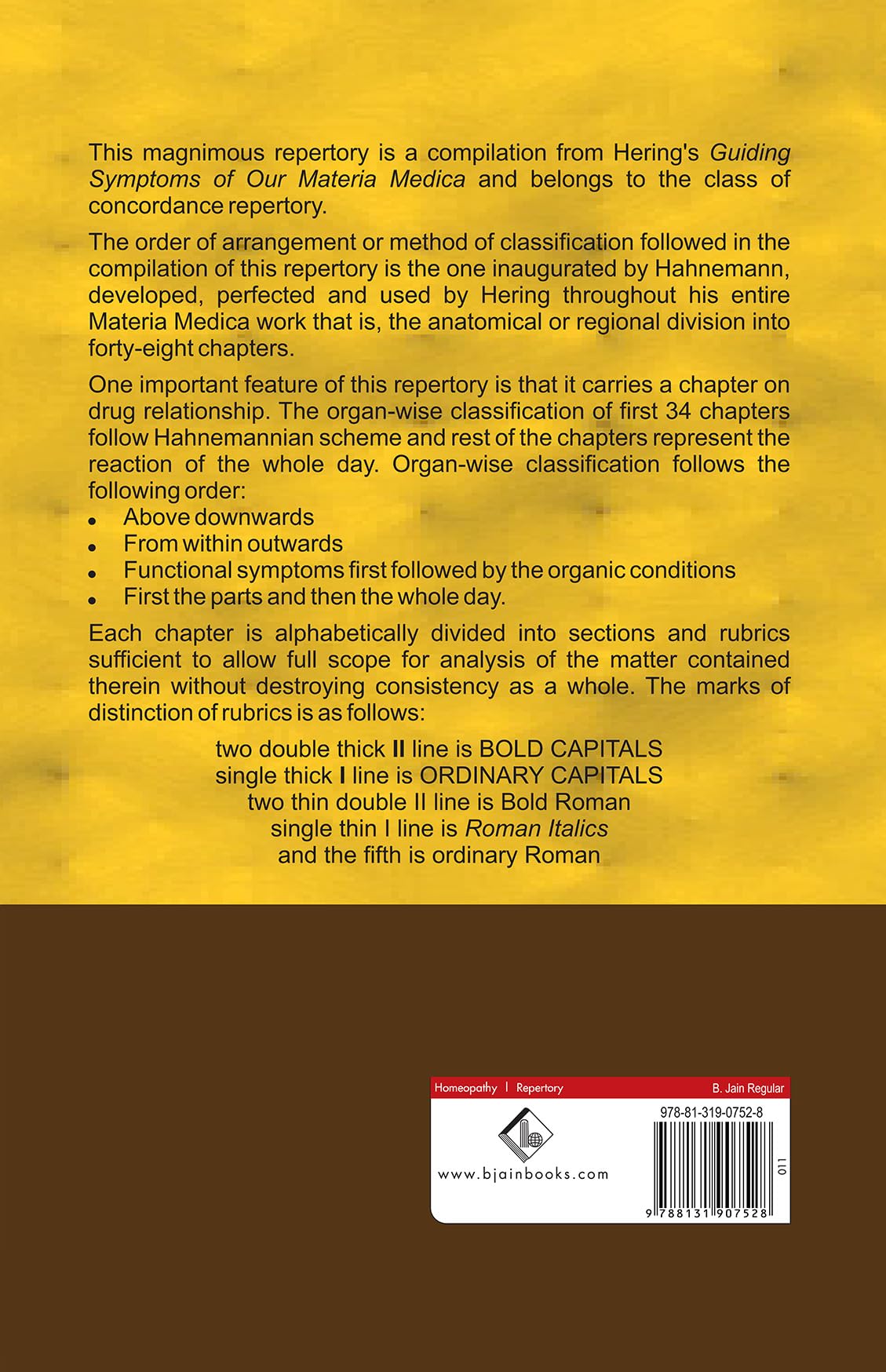 Repertory of Hering's - Guiding Symptoms of Our Materia Medica - Retail Maharaj