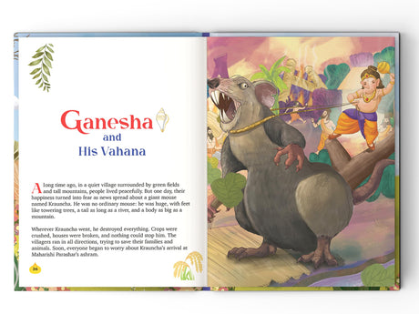 Ganesha Stories: 10 Illustrated Stories of Lord Ganesha for Children I Hindu Mythology | Indian Gods and Goddesses | Bedtime Storybook | Indian ... I Ages 5+ I [SELECT Early Learning Series] - Retail Maharaj