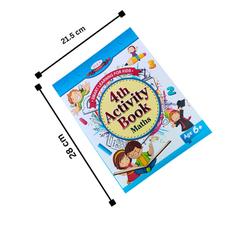'Combo of Two Activity Books – Logical Reasoning and Maths for 6+yrs old children. Visually Attractive Pages and Interesting activities for kids' - Retail Maharaj