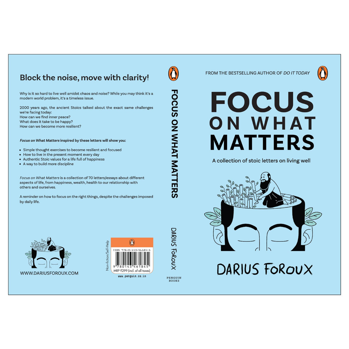 Focus on What Matters: A Collection of Stoic Letters on Living Well - Retail Maharaj