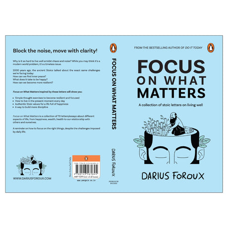 Focus on What Matters: A Collection of Stoic Letters on Living Well - Retail Maharaj
