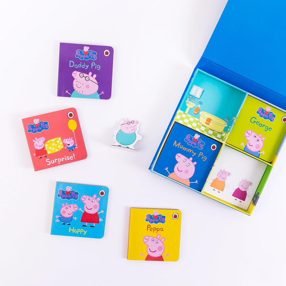Peppa’s Storytime House (Set of 8): Mini Board Books & 6 Play Characters | Peppa Pig Interactive Storytelling Gift for Toddlers & Kids