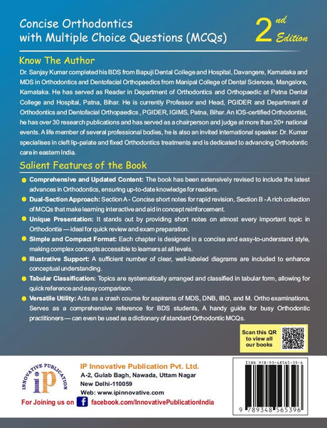 Concise Orthodontics with Multiple Choice Questions (MCQs)- 2nd Edition - Retail Maharaj