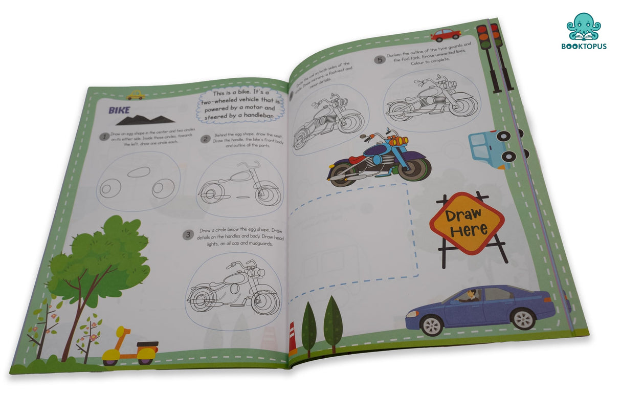 Step by Step Learn to Draw Vehicles - Retail Maharaj