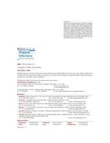 Tropical Infections Intensive Care Perspectives