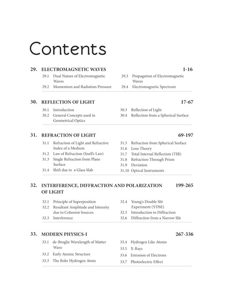 Understanding Physics JEE Main and Advanced Optics and Modern Physics 2023-24 - Retail Maharaj