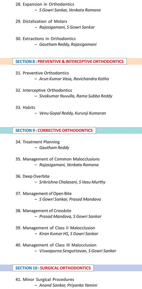 Textbook of Orthodontics (2nd Edition) [paperback] S Gowri Sankar,P S Viswapurna,Venkata Ramana Vannala [Jan 01, 2021]… - Retail Maharaj
