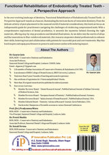 Functional Rehabilitation of Endodontically Treated Teeth - A Perspective Approach - Retail Maharaj