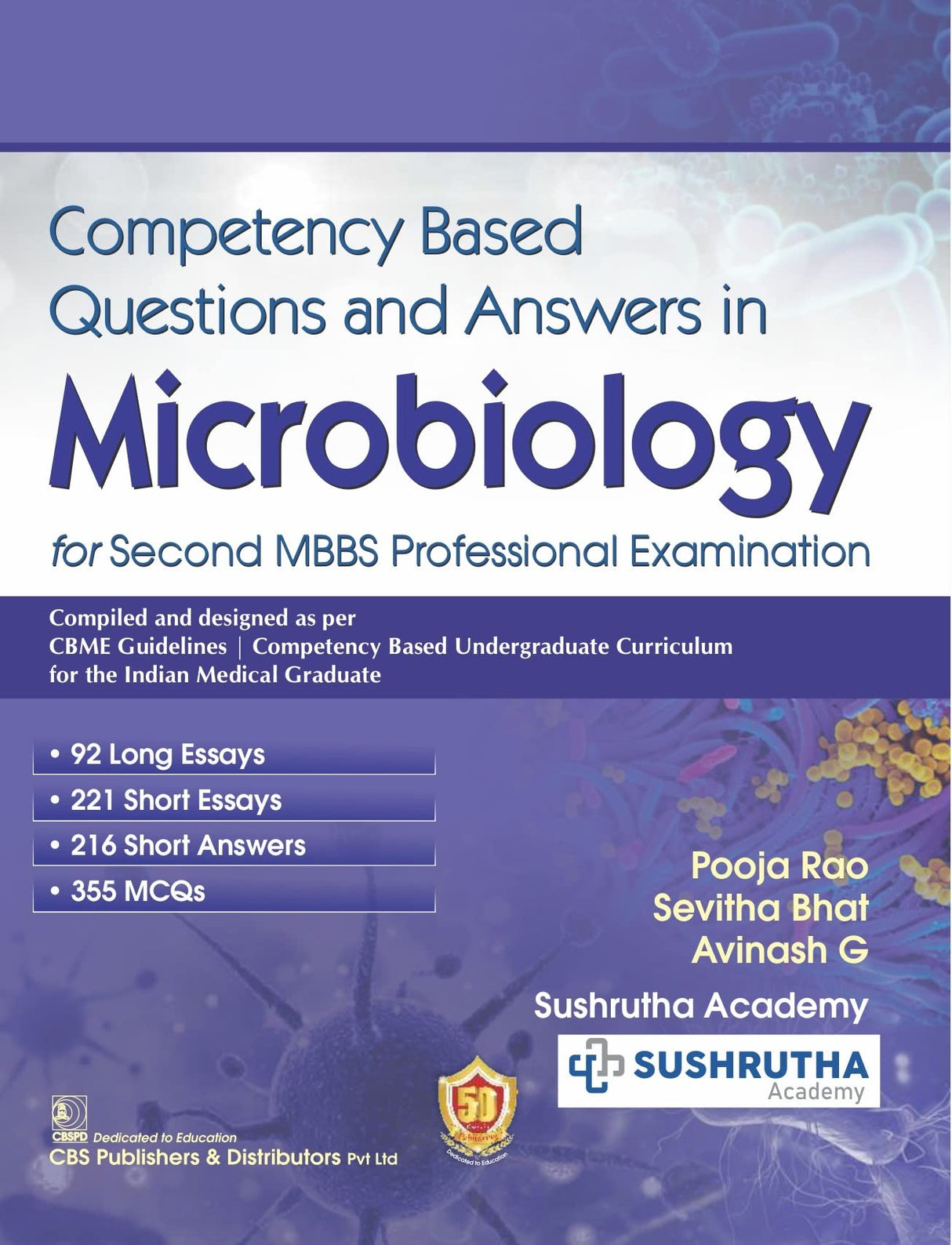 Competency Based Questions And Answers In Microbiology For Second Mbbs Professional Examination (Pb 2024)