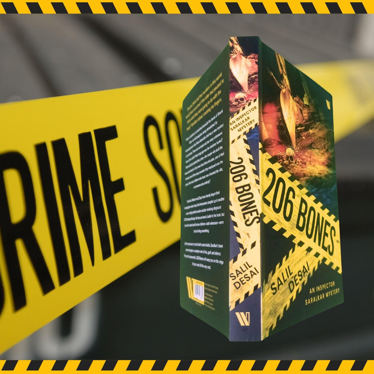 206 Bones: An Inspector Saralkar Mystery - Retail Maharaj