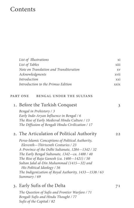 Primus Books - The Rise of Islam and the Bengal Frontier, 1204-1760 - Retail Maharaj