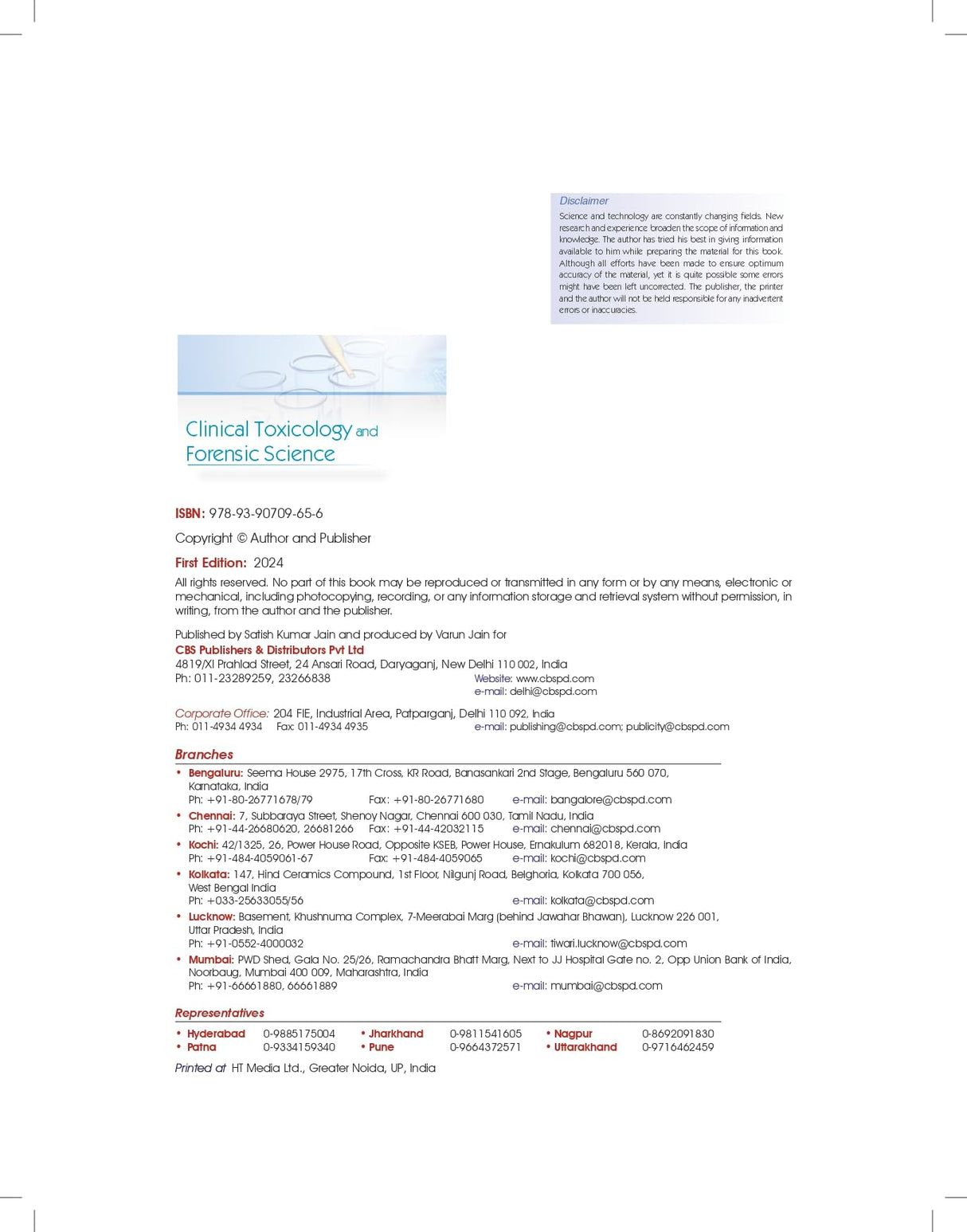 Clinical Toxicology and Forensic Science -2024