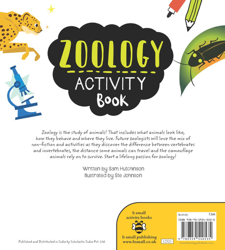 Zoology Activity Book - Retail Maharaj
