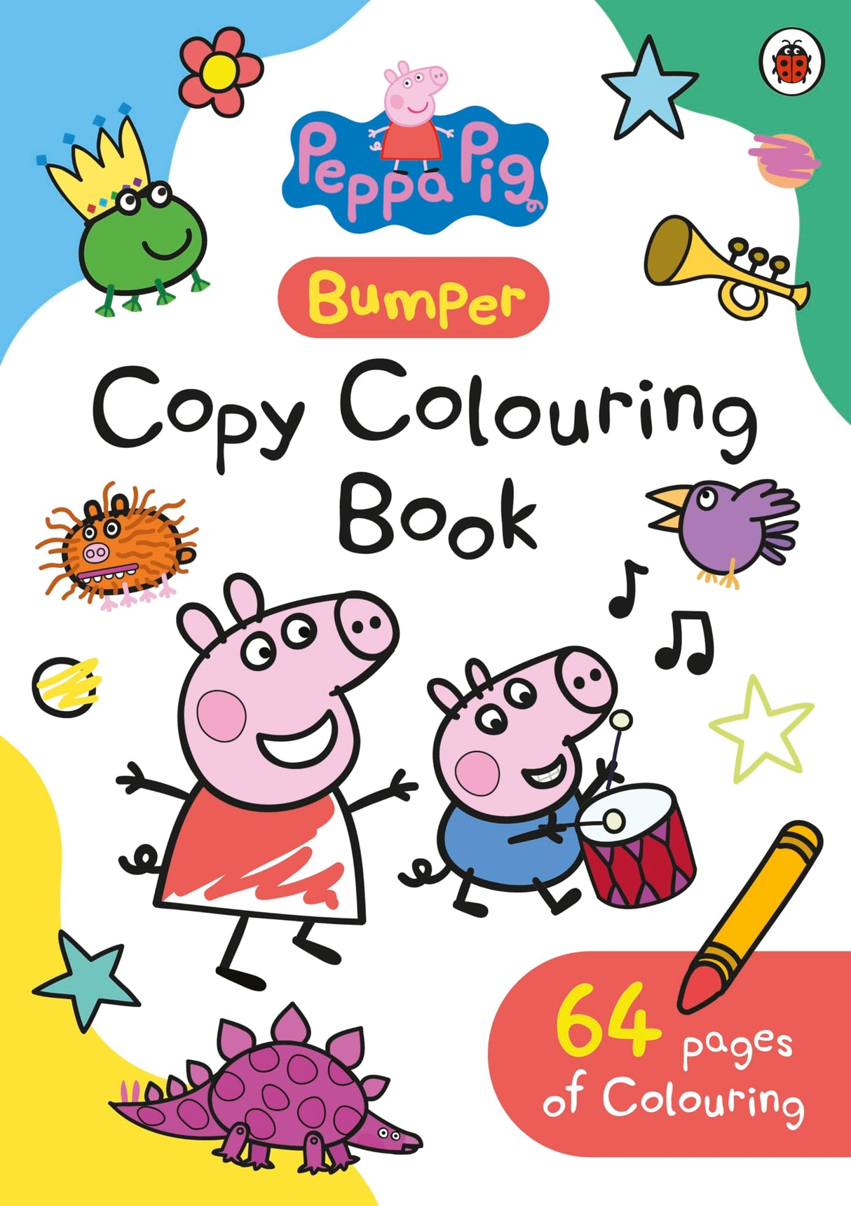 Peppa Pig: Bumper Copy Colouring Book | 64 Pages of Copy Colouring Fun | Activity Book for Toddlers | Ages 3+