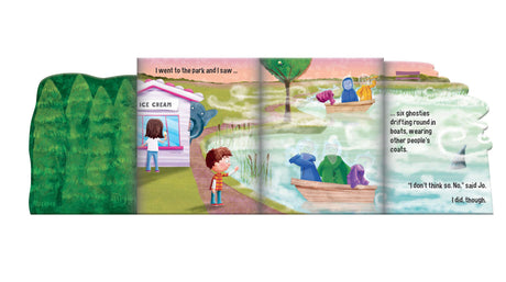 I Saw a Shark: Picture Story Book with Gatefold Pages - Retail Maharaj