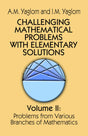 Challenging Mathematical Problems with Elementary Solutions, Vol. II (Dover Books on Mathematics) - Retail Maharaj