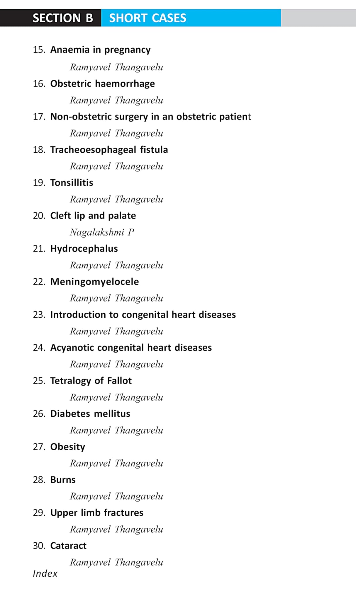 Long and Short Cases in Anaesthesia