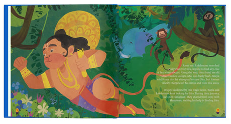 Ramayana for Kids: Illustrated Indian Mythology Storybook For Children I Timeless Epic I Includes Coloring and Sticker Pages I Bedtime Stories I Ages 5+ [Select Learning] - Retail Maharaj