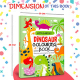 Hello Friend Books Little Artist Dinosaur Colouring Book: Jumbo Copy Colouring - Practice Drawing, Painting and Colouring with Reference for Kids - Retail Maharaj