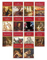 William Shakespeare (Set of 14 Books) - Hamlet, The Tempest, Othello, The Merchant of Venice, The Comedy of Errors, Richard III, Much Ado About ... Like It, King Lear, A Midsummer Night's Dream [Paperback] William Shakespeare - Retail Maharaj