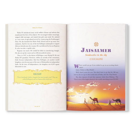 Fascinating Maharajas of India: Twenty-Five Princely States and Their Extraordinary Stories | History of British India | Covers Major Kingdoms Like Gwalior, Travancore, Jaipur, Cooch Behar, Patiala and Hyderabad | Colorful Illustrations | Ages 10 + - Retail Maharaj