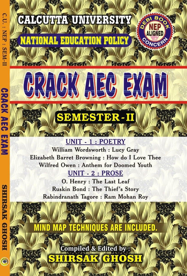 Crack Aec Exam Semester-2 CU National Education Policy (English Version) - Retail Maharaj