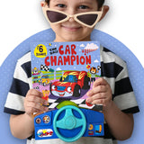 My First Car Racing Sound Book | Interactive Musical Board Book for Toddlers | Vehicle Sounds and Early Learning Fun - Retail Maharaj