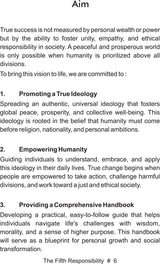 The Fifth Responsibility A Vision for Global Peace & Prosperity