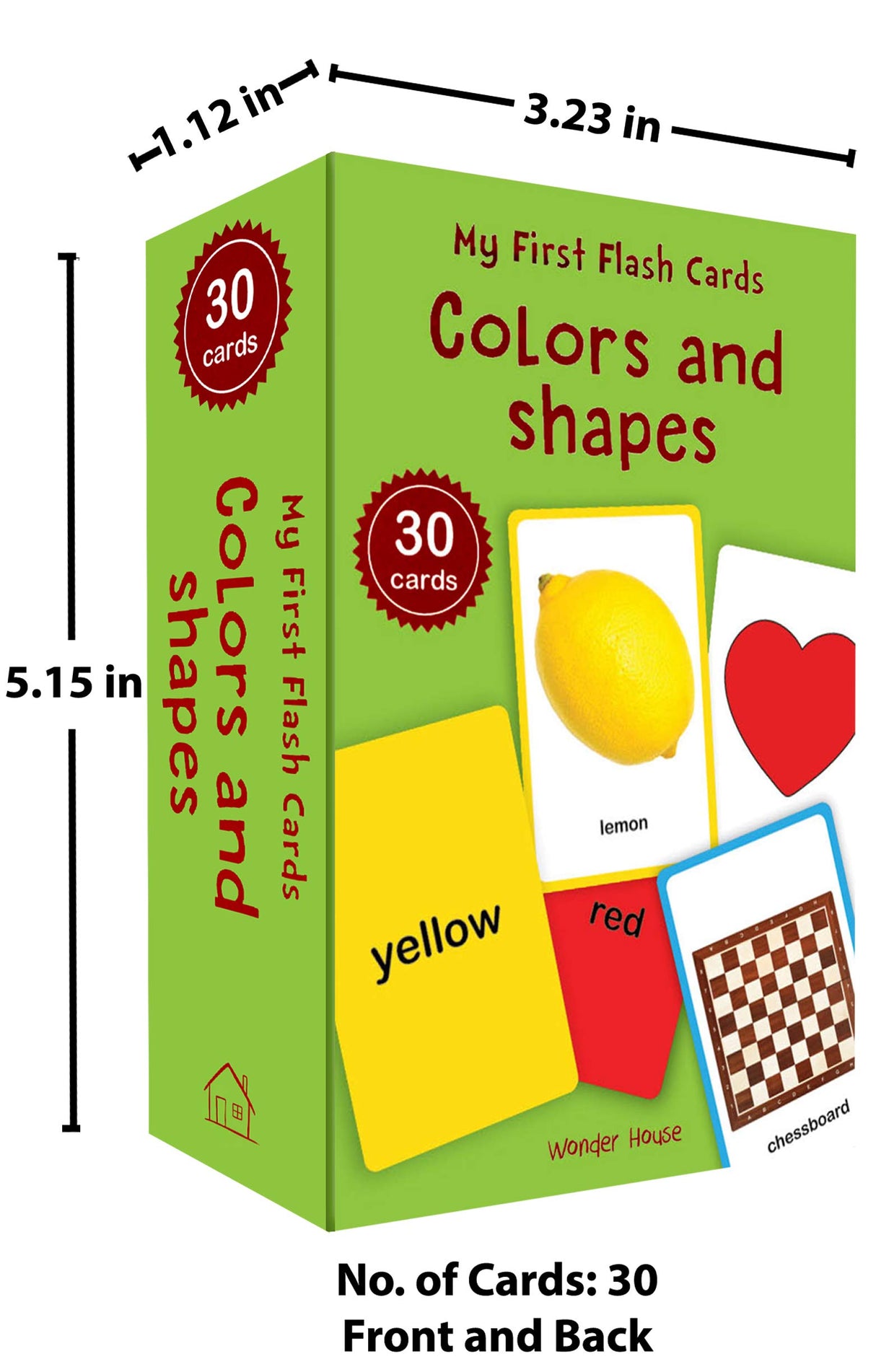 My First Flash Cards Colors And Shapes : 30 Early Learning Flash Cards For Kids - Retail Maharaj