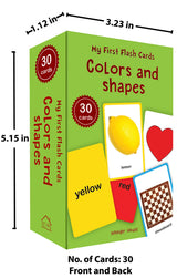 My First Flash Cards Colors And Shapes : 30 Early Learning Flash Cards For Kids - Retail Maharaj