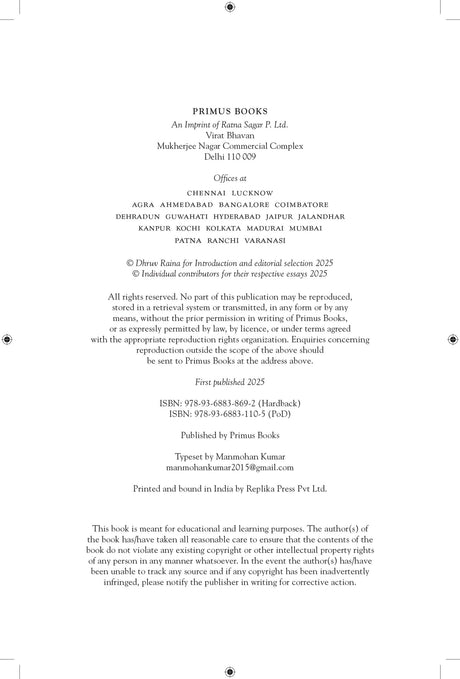 Histories of the Sciences and the Politics of History Edited by Dhruv Raina - Retail Maharaj