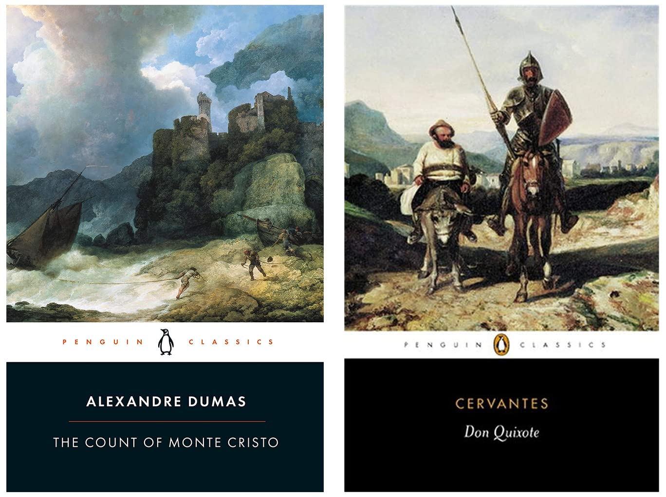 The Count of Monte Cristo (Penguin Classics) & Don Quixote (Penguin Classics)