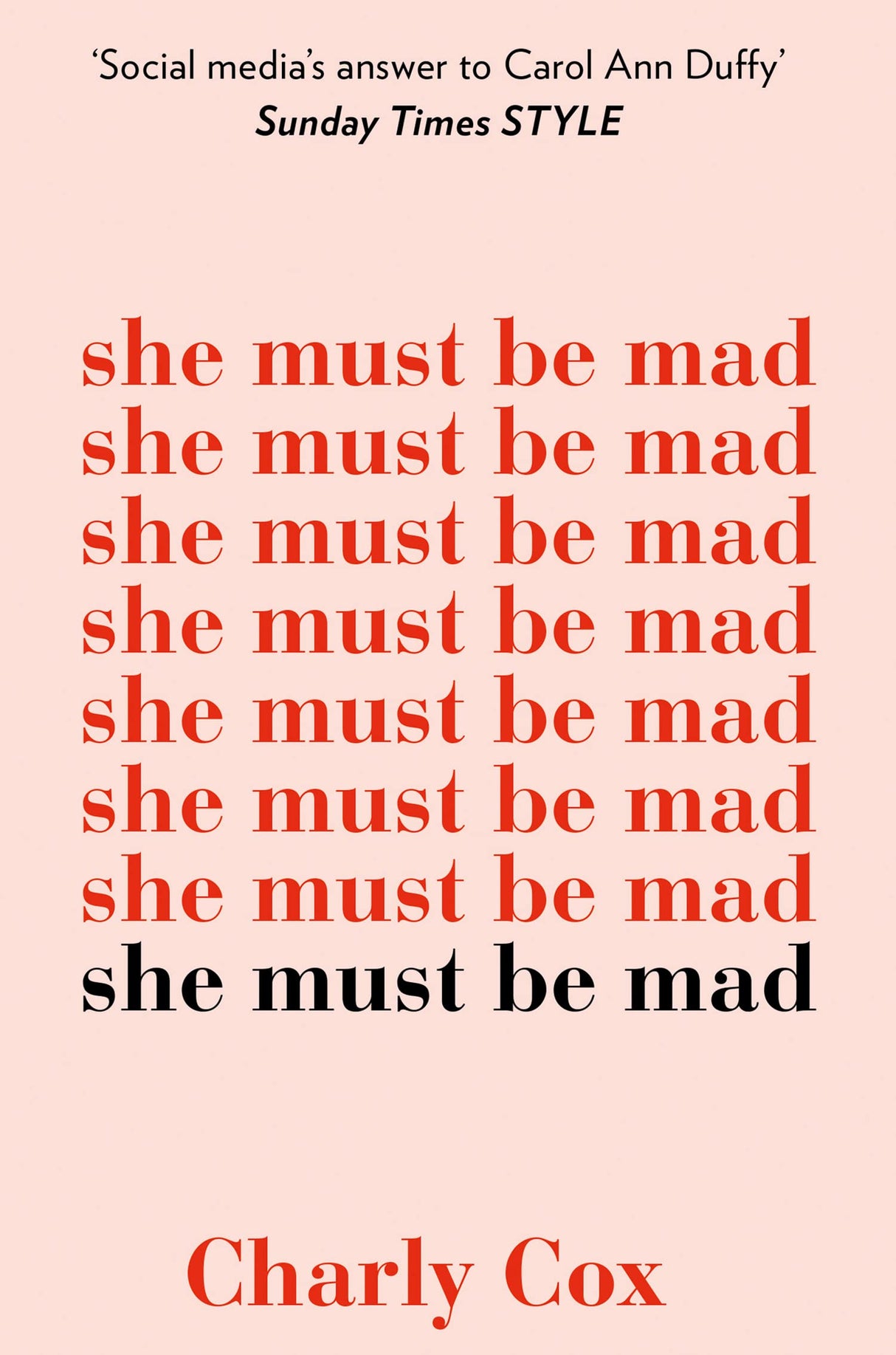 She Must Be Mad: The bestselling poetry debut of 2018